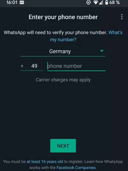 import data chat whatsapp dari google drive