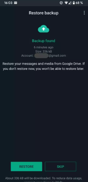 cara restore chat whatsapp dari google drive