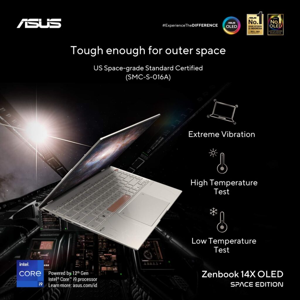fitur-fitur asus zenbook 14x oled space edition