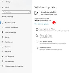 cara update windows 11