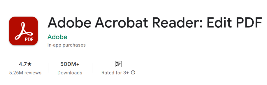 aplikasi pdf - adobe acrobat reader