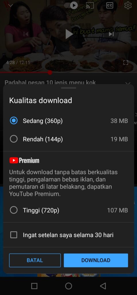 cara download video youtube dengan cepat