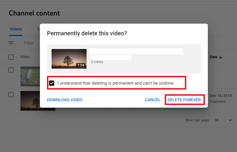 cara menghapus video di playlist baru youtube