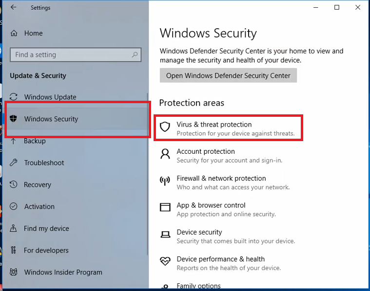 cara mematikan defender di Windows 10 dan 11