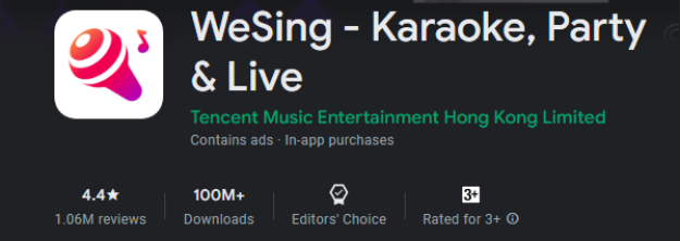 aplikasi karaoke - wesing