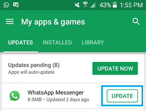 cara memperbarui whatsapp business