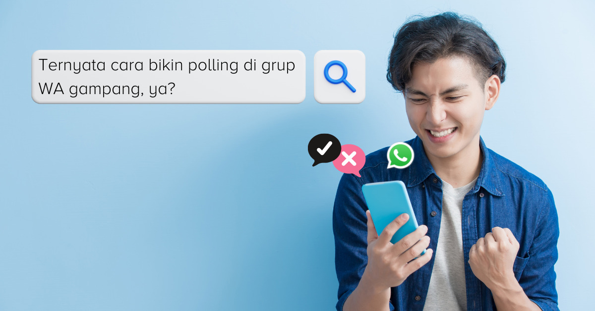 Cara Membuat Polling di WhatsApp Grup 2022, Dua Menit Beres!