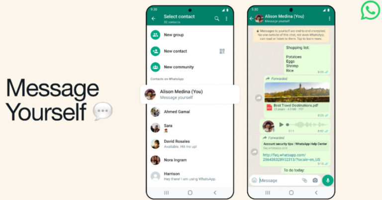 WhatsApp Merilis Fitur Baru “Message Yourself”, Cocok untuk Kaum Jomblo?