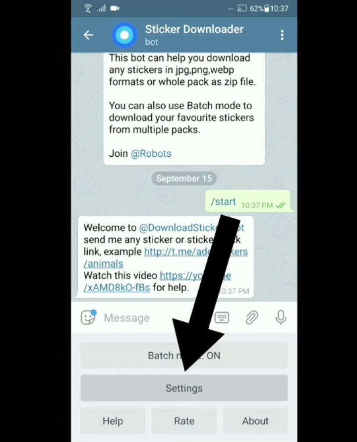 cara memindahkan stiker Telegram ke WhatsApp