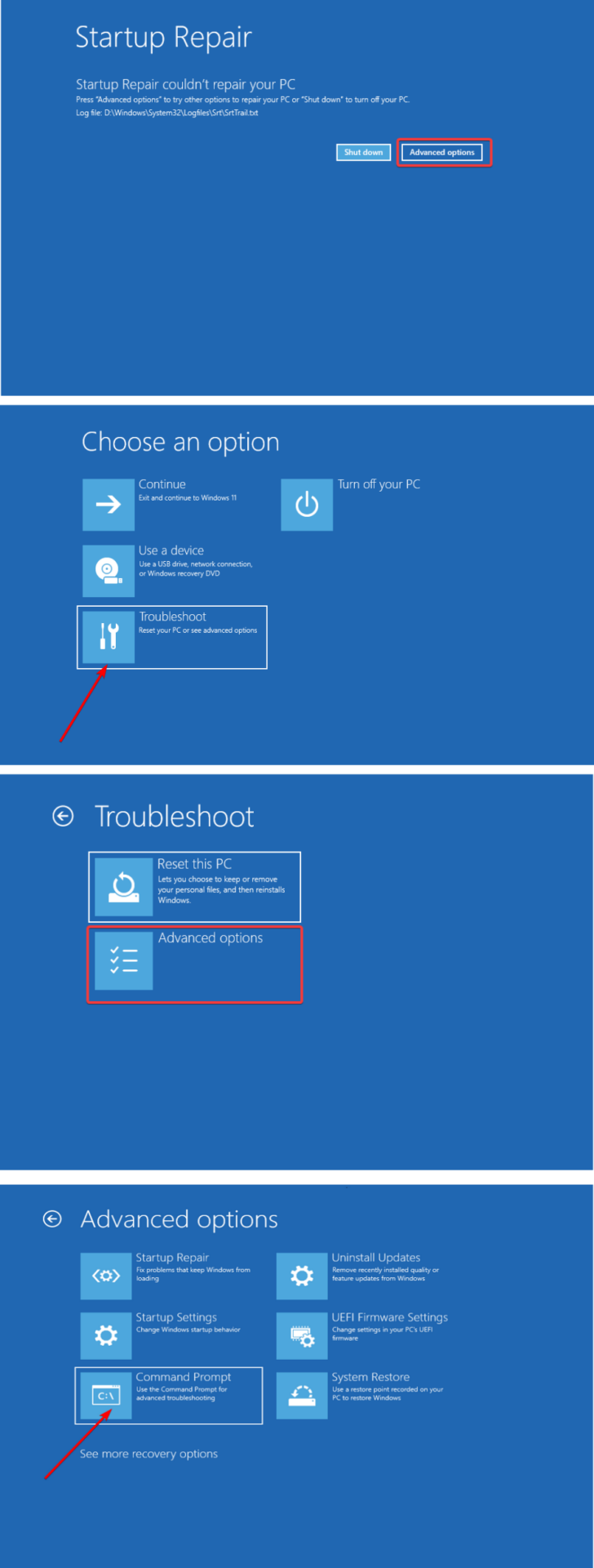Cara mengatasi windows error recovery atau tidak bisa masuk windows 10