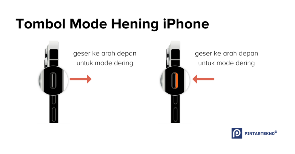Cara Menghilangkan Mode Hening di iPhone