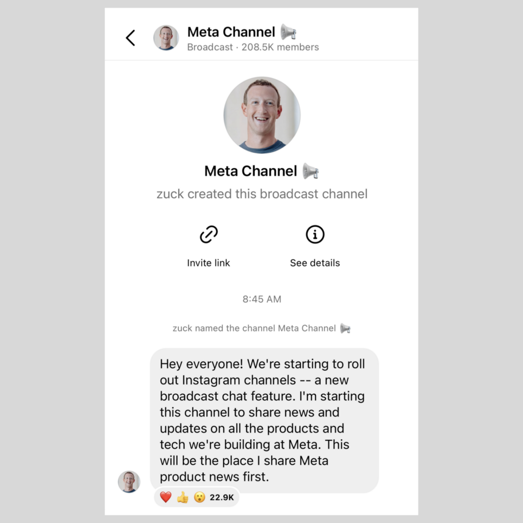Instagram Perkenalkan Fitur Chat Baru Broadcast Channels