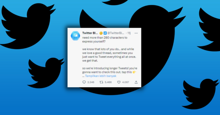 Resmi Hadir Di Indonesia, Twitter Blue Mampu Bikin Tweet Hingga 4000 Karakter