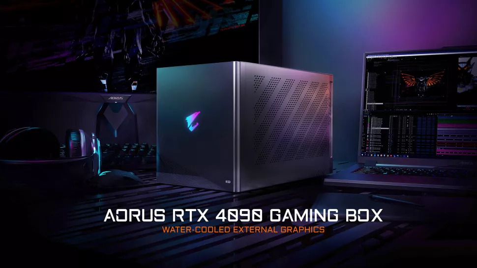 computex 2023 hari kedua - Aorus RTX 4090 Gaming Box