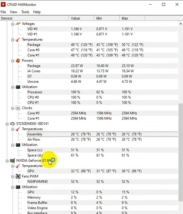 Cara Cek Kesehatan Komputer dan Laptop dengan CPUID HWMonitor