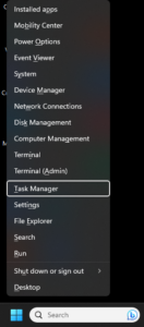 Cara Cek SSD Laptop - task manager buka