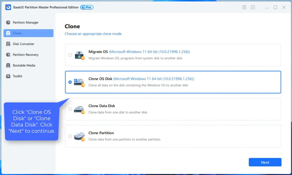 Cara Cloning Windows dari HDD ke SSD - Clone Disk to HDD or SSD in Simple Clicks - EaseUS Partition Master (3)