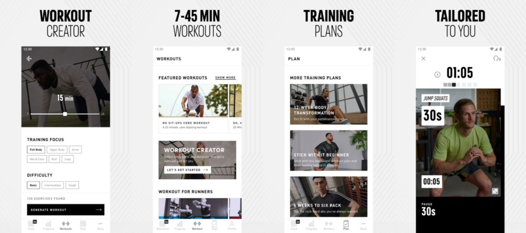 App Fitness Terbaik Android 2023 - adidas training hiit workout 2