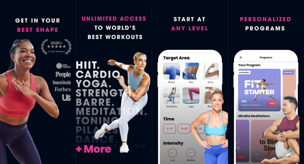 App Fitness Terbaik Android 2023 - fit on workouts & fitness plan 2