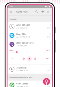 cara merekam panggilan whatsapp android iphone - aplikasi cube acr - rekaman