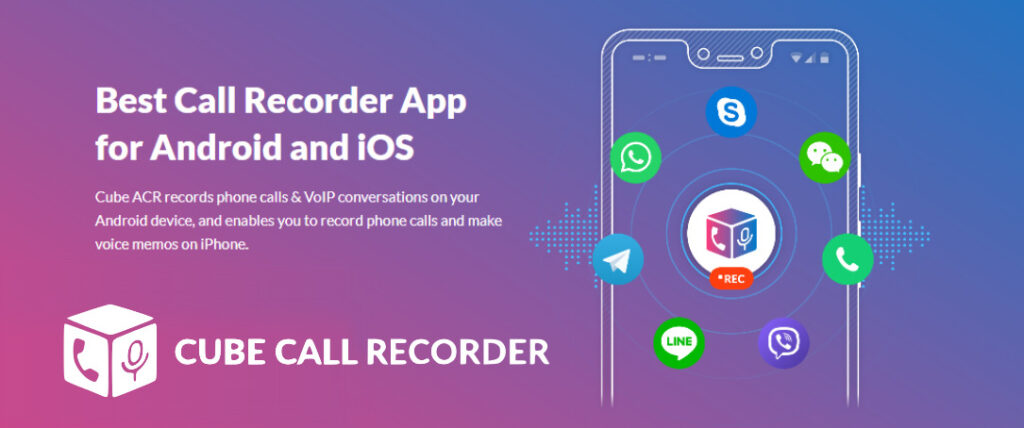 cara merekam panggilan whatsapp android iphone - aplikasi cube call recorder