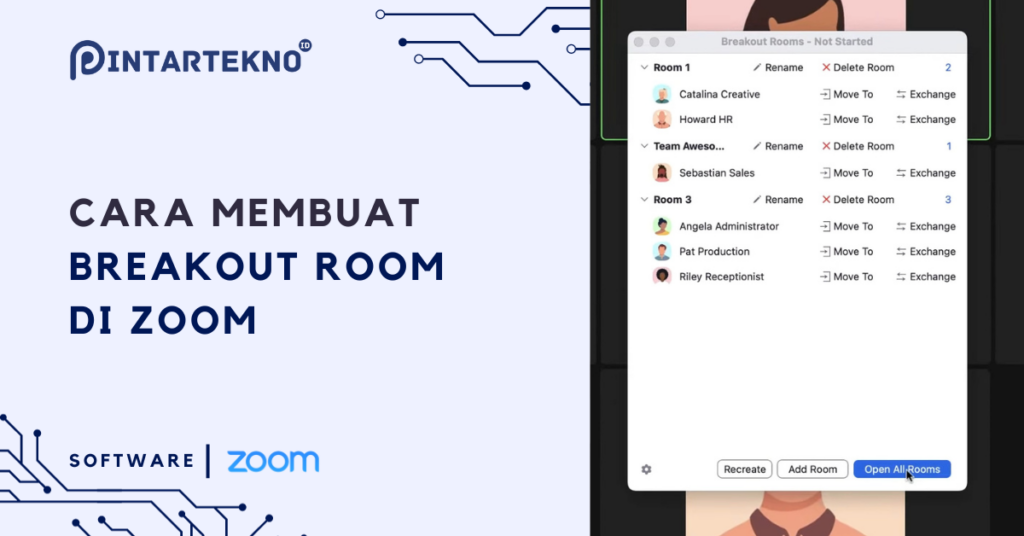 Cara membuat link zoom meeting di hp dan laptop pintartekno