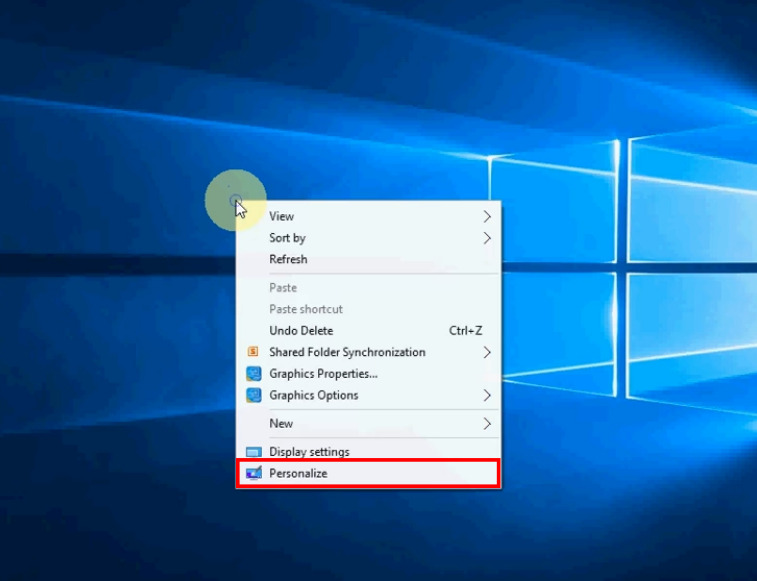 Cara Mengganti Wallpaper Laptop Windows 10 - personalize