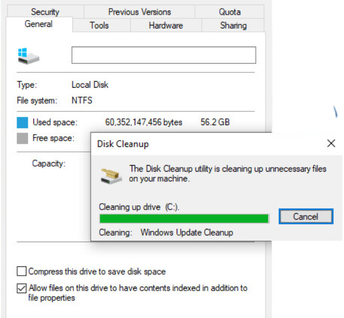Cara Membersihkan File Sampah di Laptop Windows - disk cleanup
