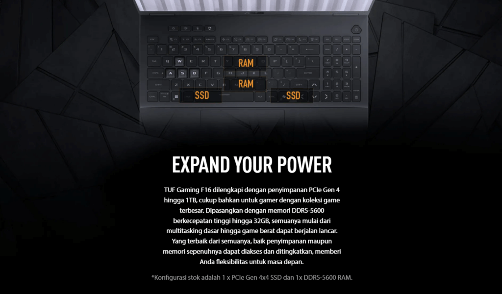5 Alasan TUF Gaming F16 2025 Jadi Entry Point Terbaik ke Ekosistem Gaming ASUS 2 TUF Gaming F16 2025