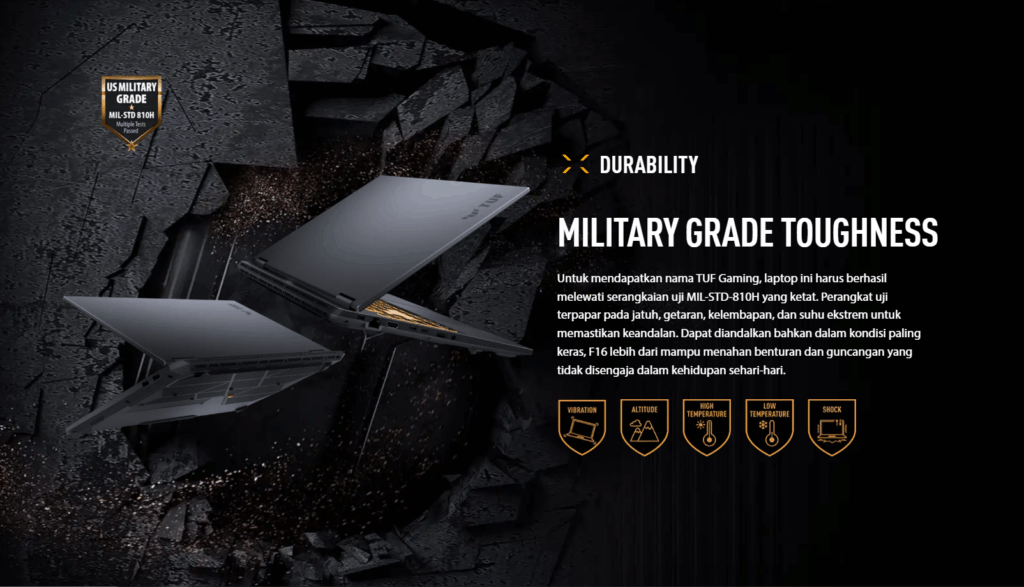 5 Alasan TUF Gaming F16 2025 Jadi Entry Point Terbaik ke Ekosistem Gaming ASUS 4 TUF Gaming F16 2025